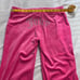 NEW JUICY COUTURE OG BLING HOT PINK VELOUR TRACK PANTS WOMENS SMALL