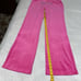 NEW JUICY COUTURE OG BLING HOT PINK VELOUR TRACK PANTS WOMENS SMALL