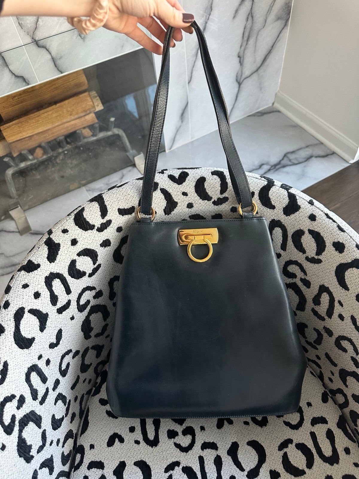 Salvatore Ferragamo Gancini Shoulder Bag