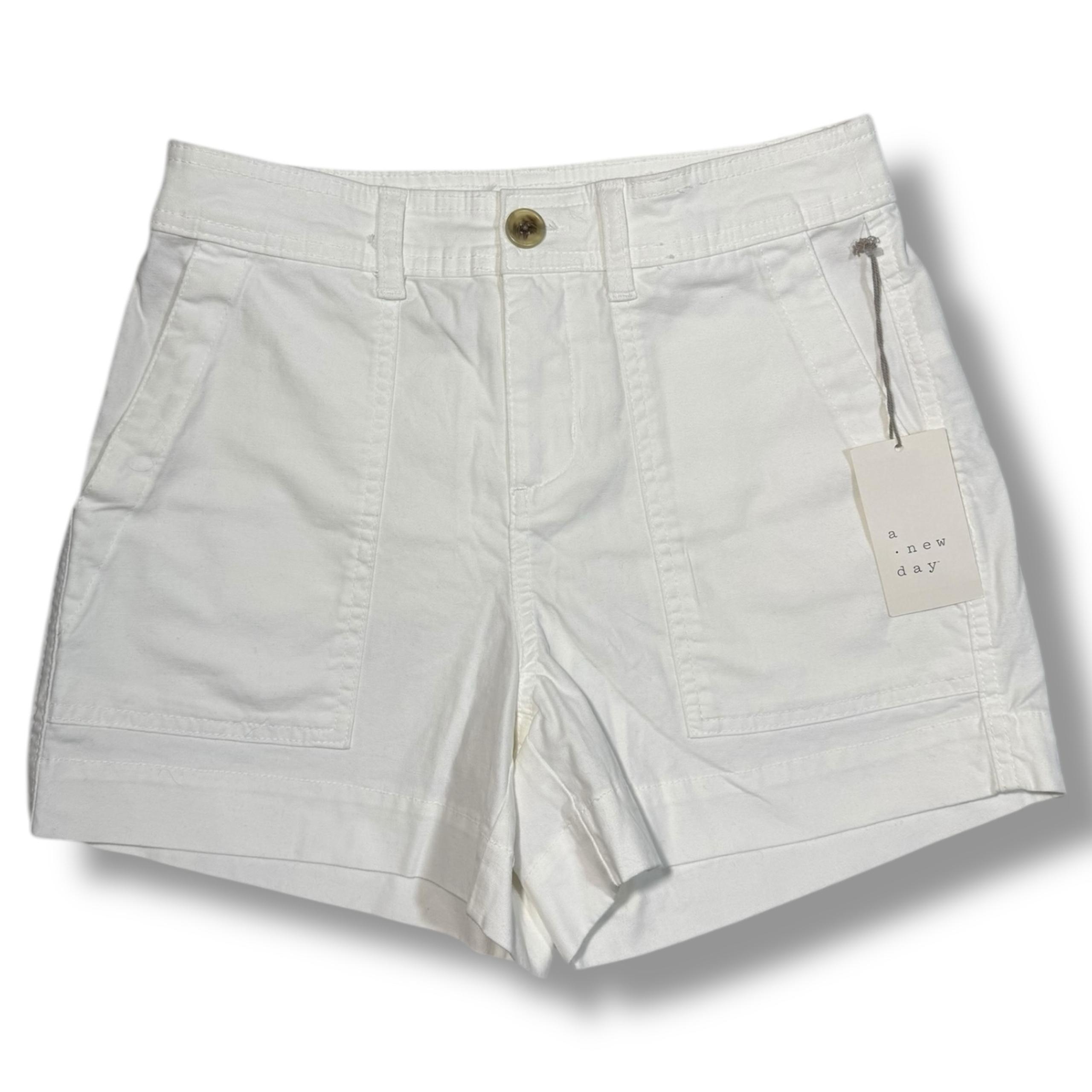 A New Day Women's Chino Shorts White Size 2