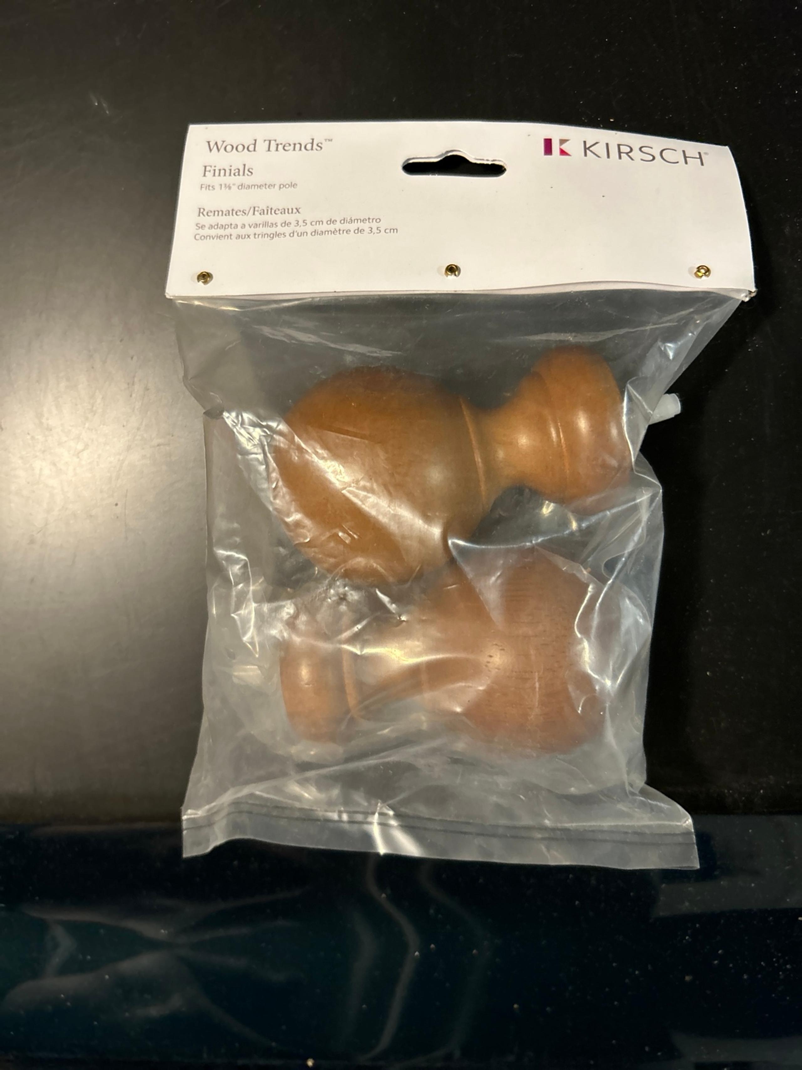 Kirsh Wood Trend Finials
