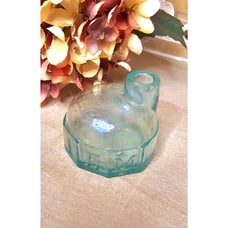 Antique Aqua Igloo/Turtle Ink Bottle
