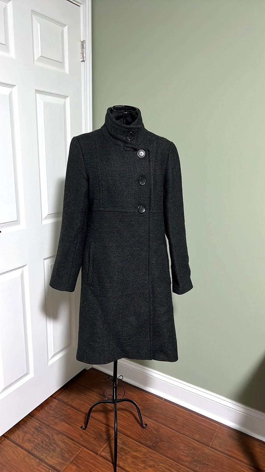Andrew marc dark grey coat