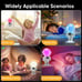 Wake Up Light Sunrise Alarm Clock, Night Light for Kids, Heavy Sleep Adults, Bed
