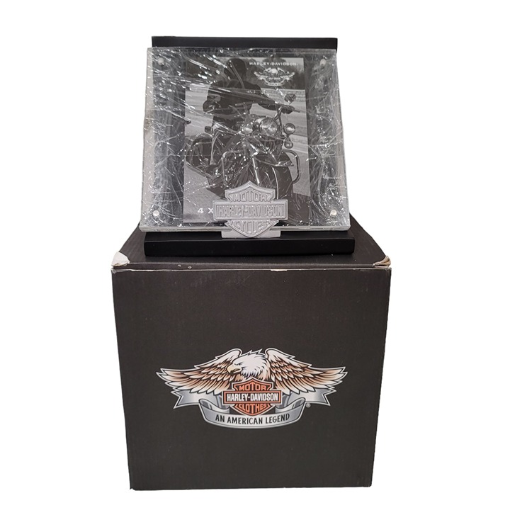 Harley Davidson NIB picture frame photo display perfect as a gift christmas