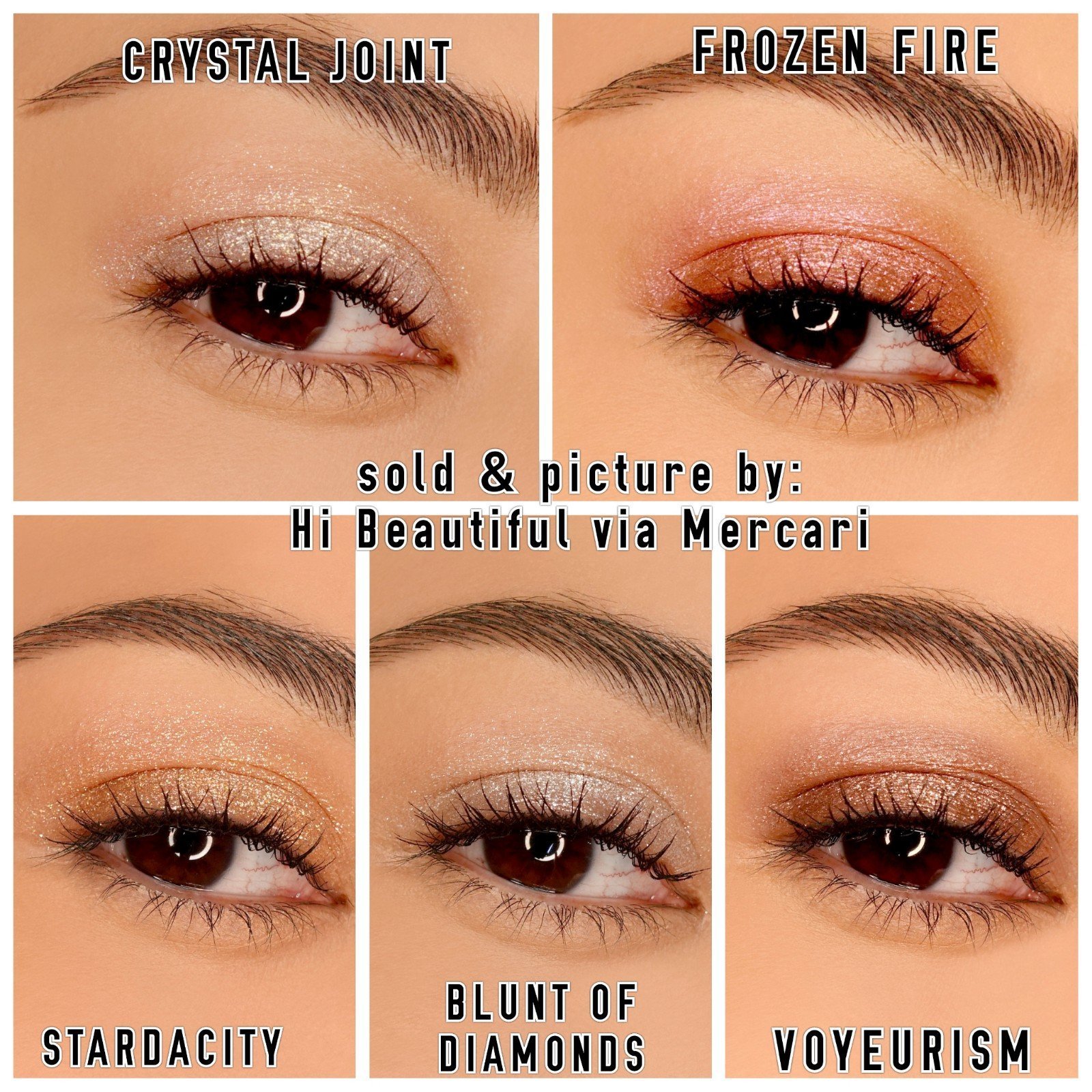 Sold out JEFFREE STAR EYE GLOSS BUNDLE
