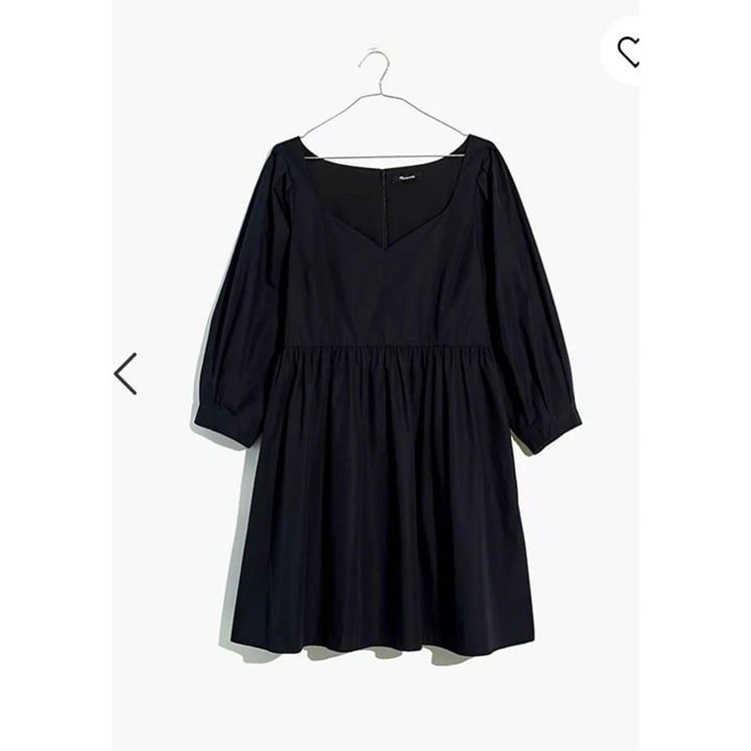 Madewell Womens $128 Cotton Poplin Puff Sleeve Mini Dress Size 0 NH073
