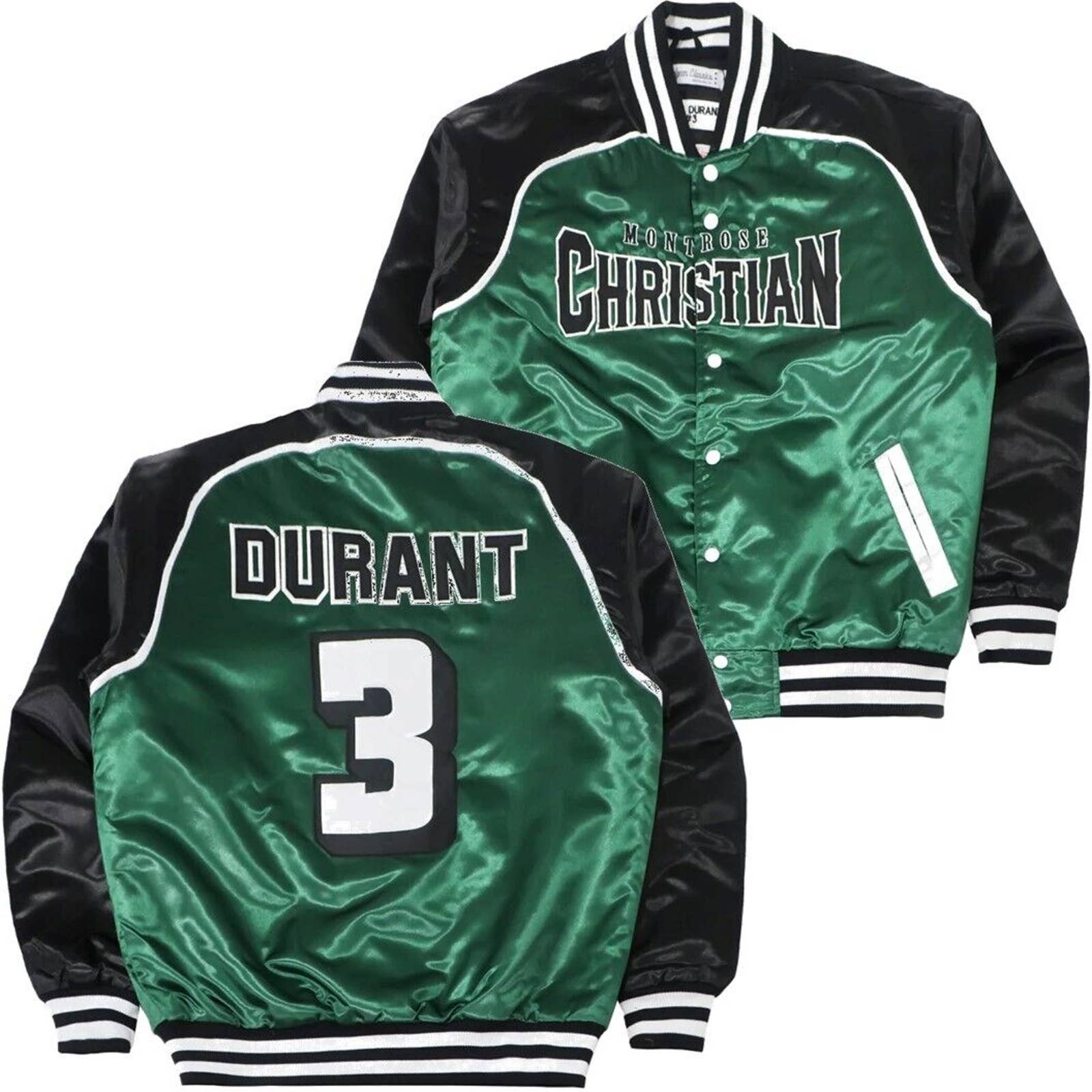 Kevin Durant Headgear Classics St. Montrose Christian High School Satin Jacket