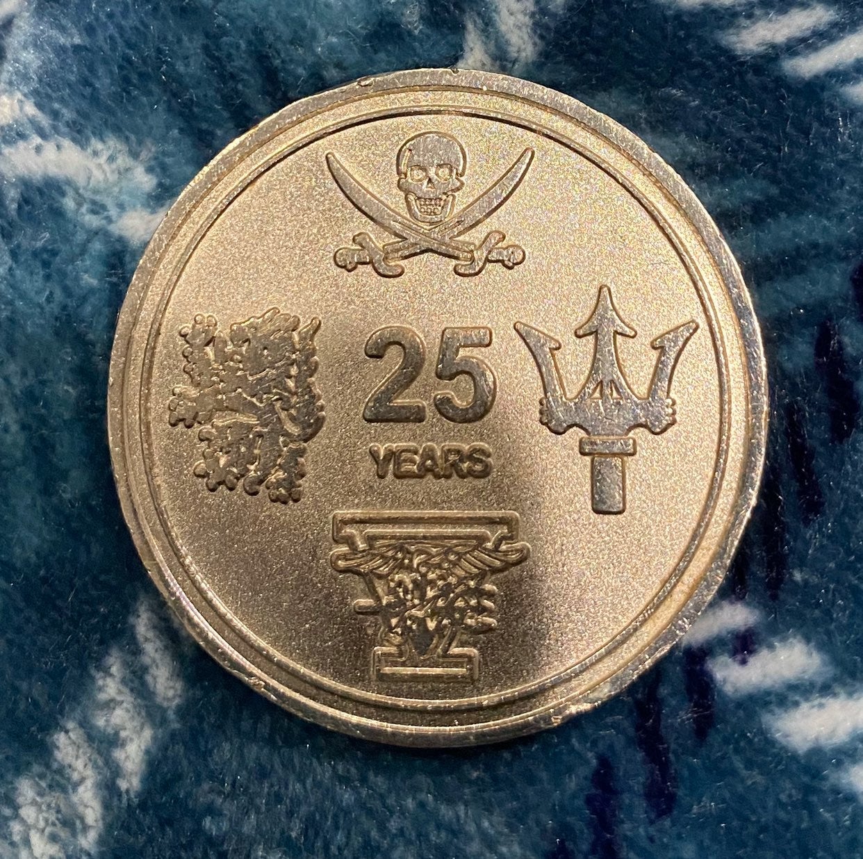 SEAL Team Five/5 25 Years Navy COIN