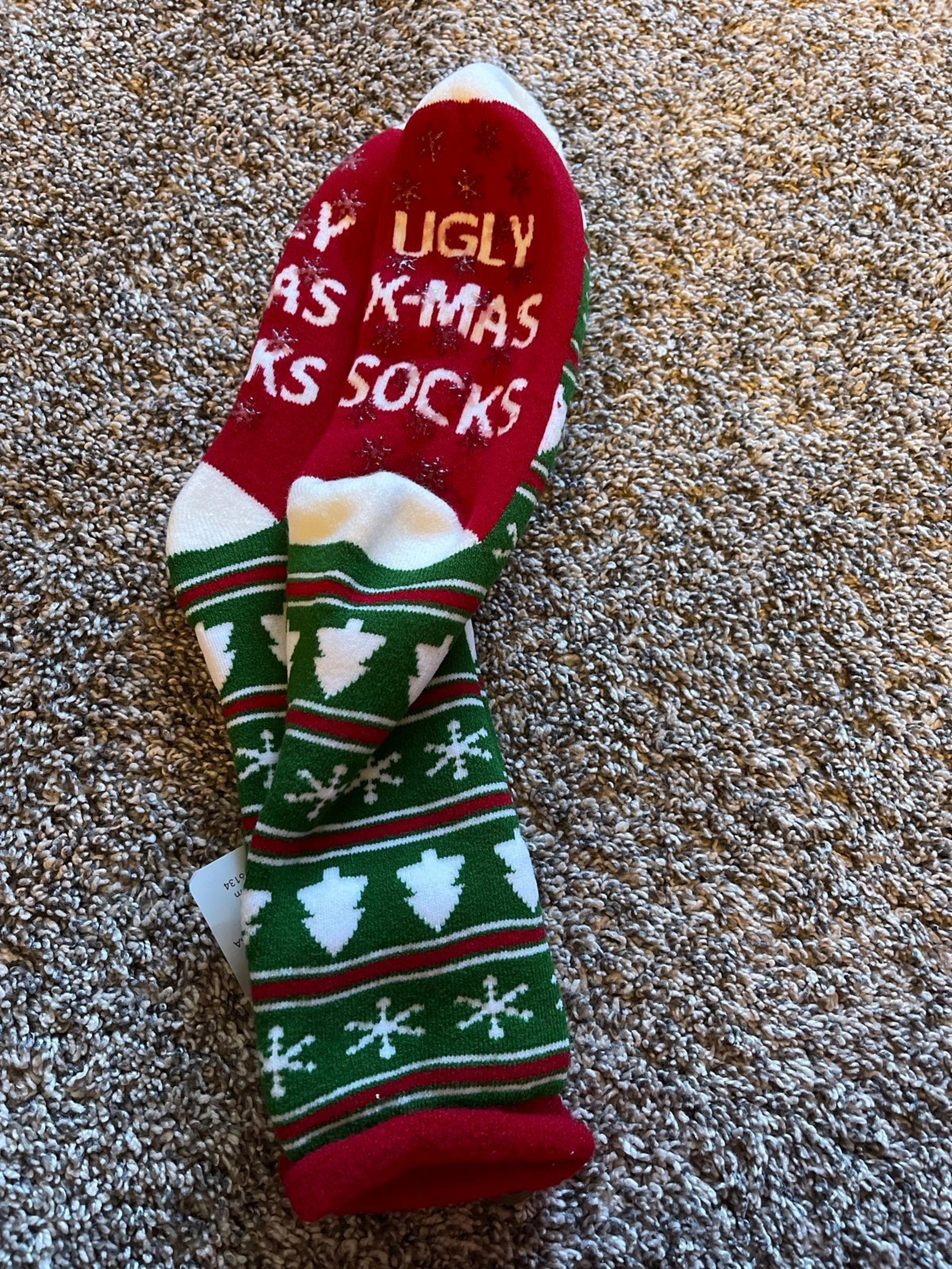 Muk Luks men’s Ugly X-mas socks Socks Sz 9-13