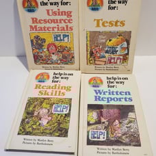 Vintage 80s Set Of 4 Help Is On The Way Hardcove Marilyn Berry Educational Rsrce