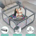 Large Baby Playard With Anti-Slip Base-REN2SD