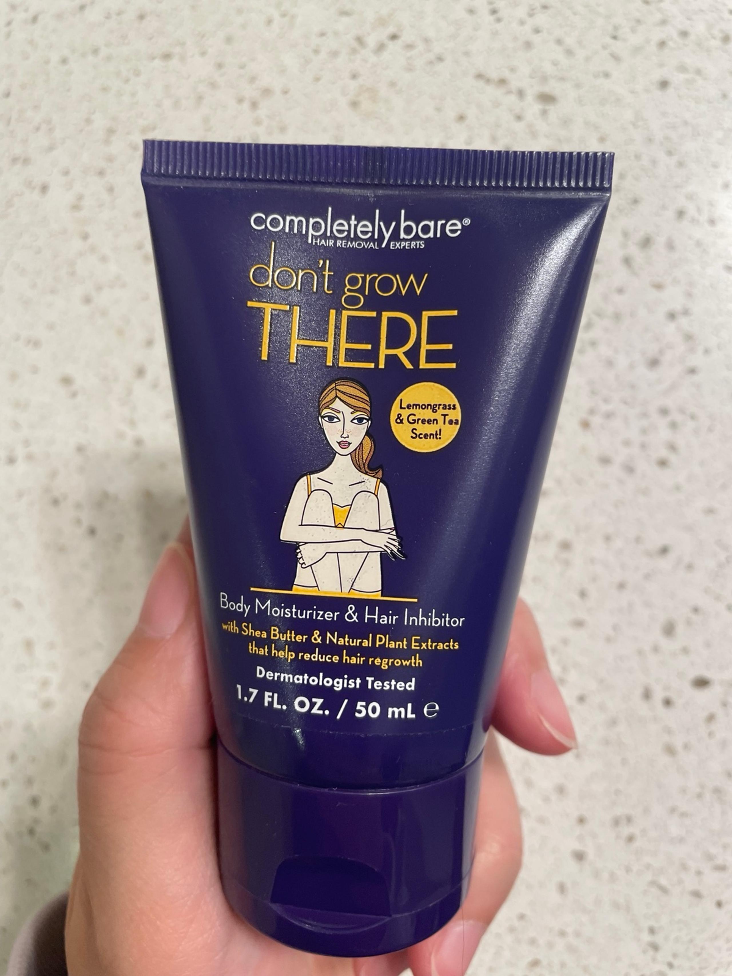 Completely Bare: Hair inhibitors body moisturizer