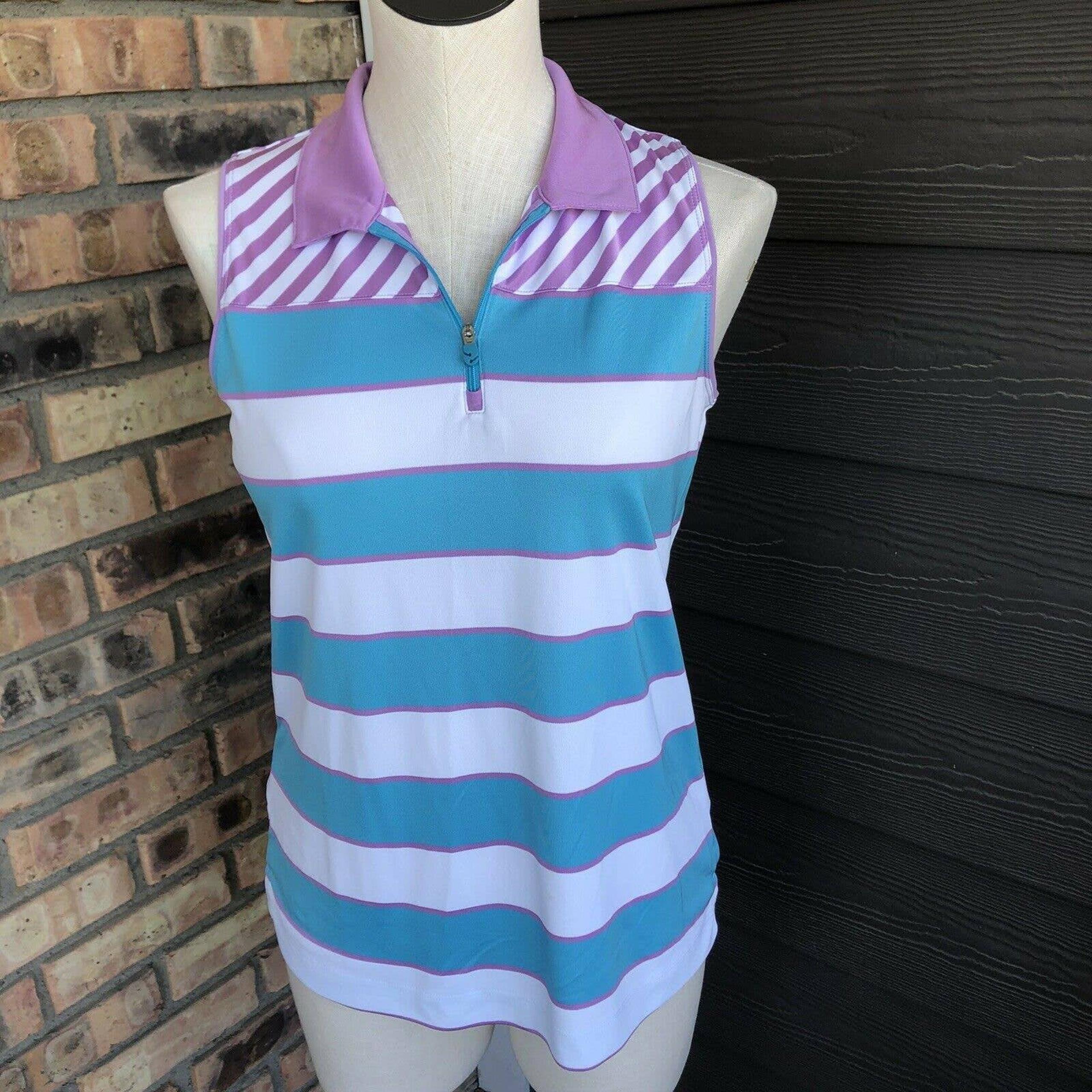 Slazenger womens blue purple golf tank size