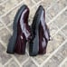 Prada Burgundy Patent Leather Brogue Platform Oxfords Size 40