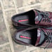 Prada Burgundy Patent Leather Brogue Platform Oxfords Size 40