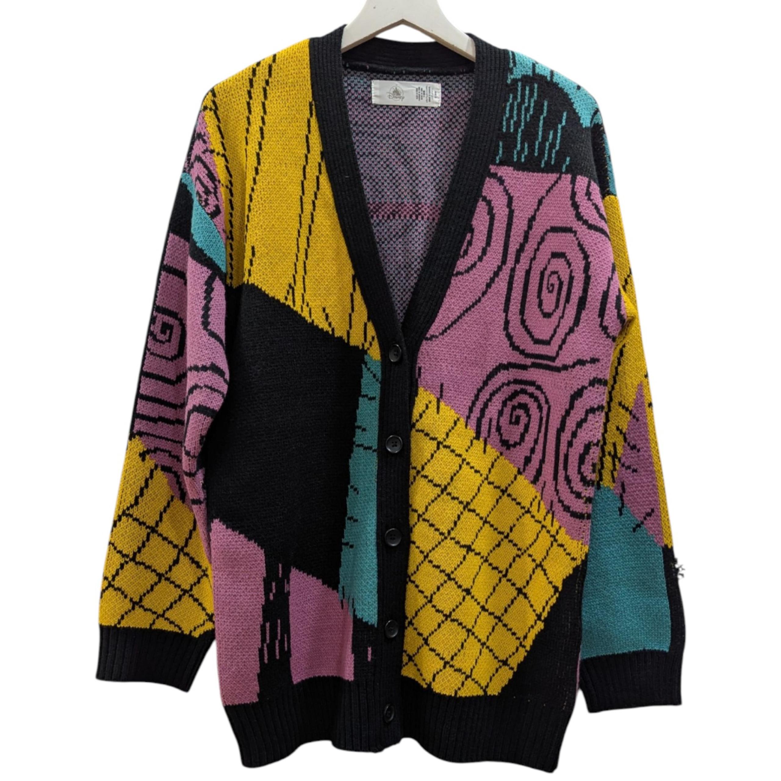 Disney The Nightmare Before Christmas Sally Oversized Cardigan Sweater Women's M