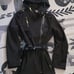 Black Michael Kors Coat Rain Jacket