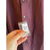 Kenneth Cole AWEARNESS Men’s Shirt Size 19 36/37 Non-Iron Slim Fit Burgundy Red
