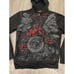 Y2K Sacred Cult Women’s Zip Up Hoodies Size XL Rhinestones AOP