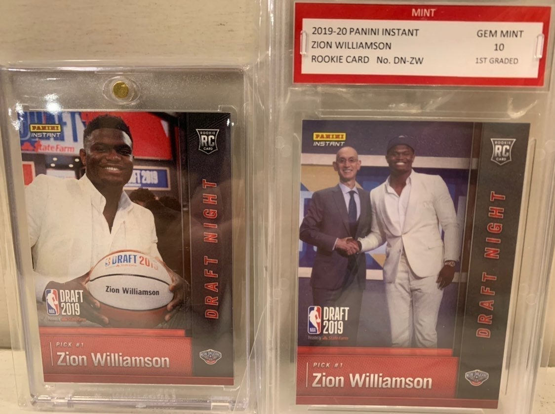 Zion Williamson rookie cards