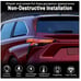 GeeGeeTop Smoked LED Rear Trunk Pillar Tail Light Column Brake Turn Signal