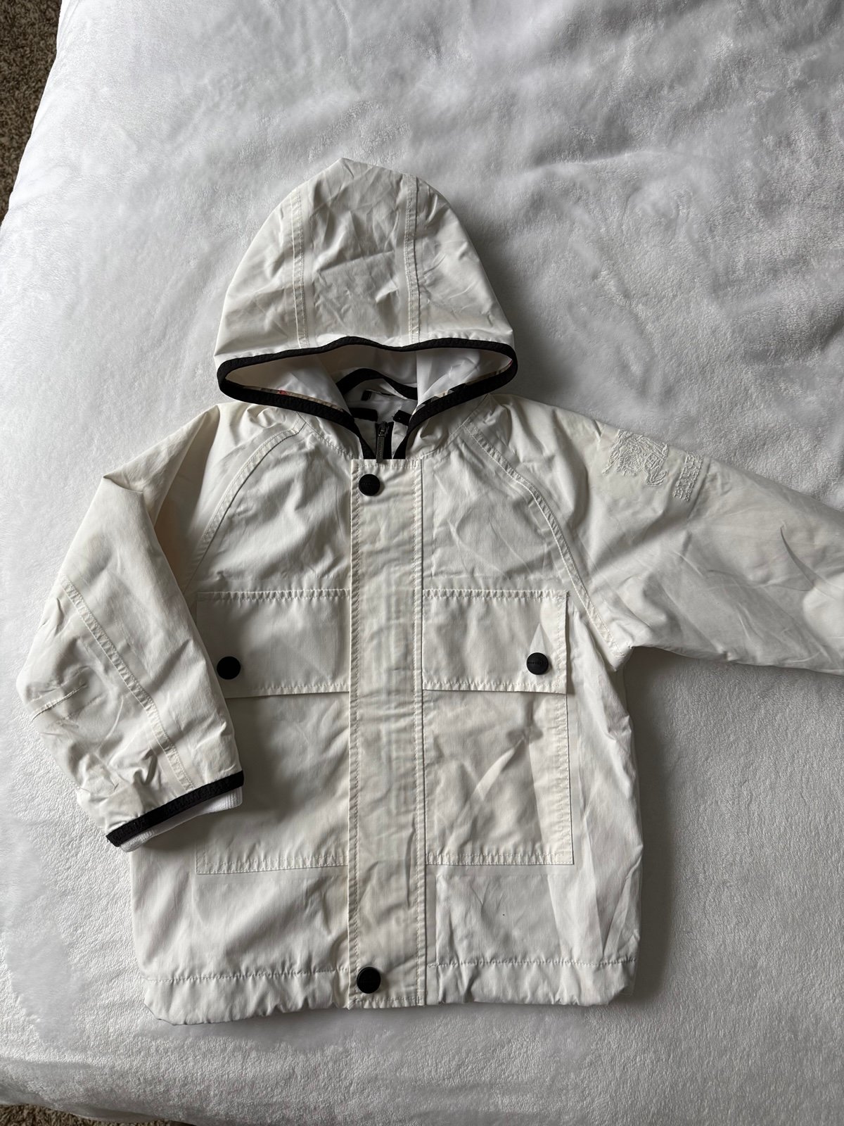 Burberry baby boy jacket windbreaker 18m