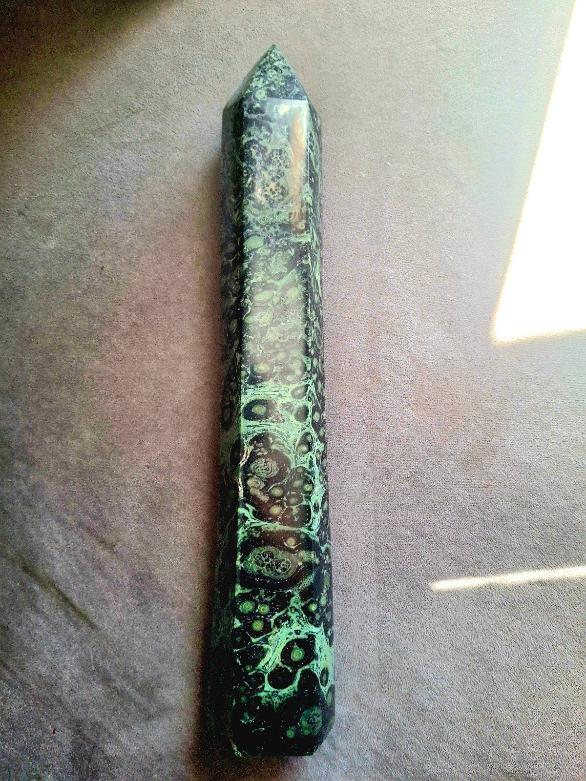 Big Kambaba jasper tower crystal