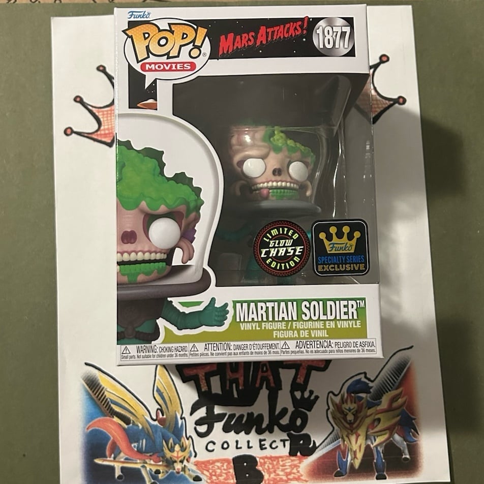 FREE SHIPPING! Chase Martian Soldier 1877 GITD Specialty Series Funko NM-MINT!