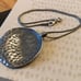 Silpada Sterling Wavy Disc Necklace