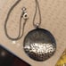 Silpada Sterling Wavy Disc Necklace