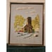 1973 Church In The Wildwood Paragon Crewel Embroidery Framed