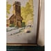 1973 Church In The Wildwood Paragon Crewel Embroidery Framed