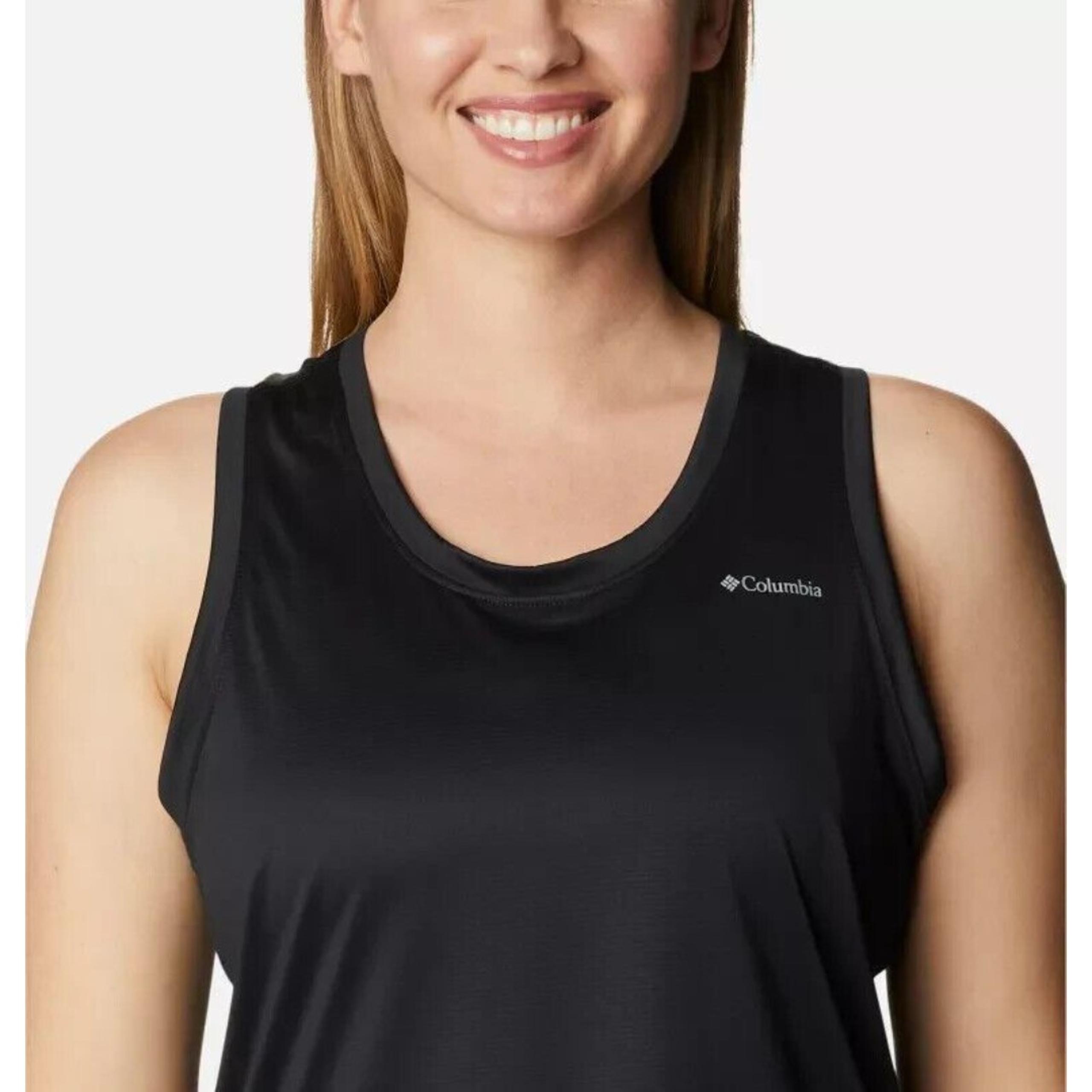 Columbia Womens Pullover Hike Tank Top Scoop Neck Black Size Large