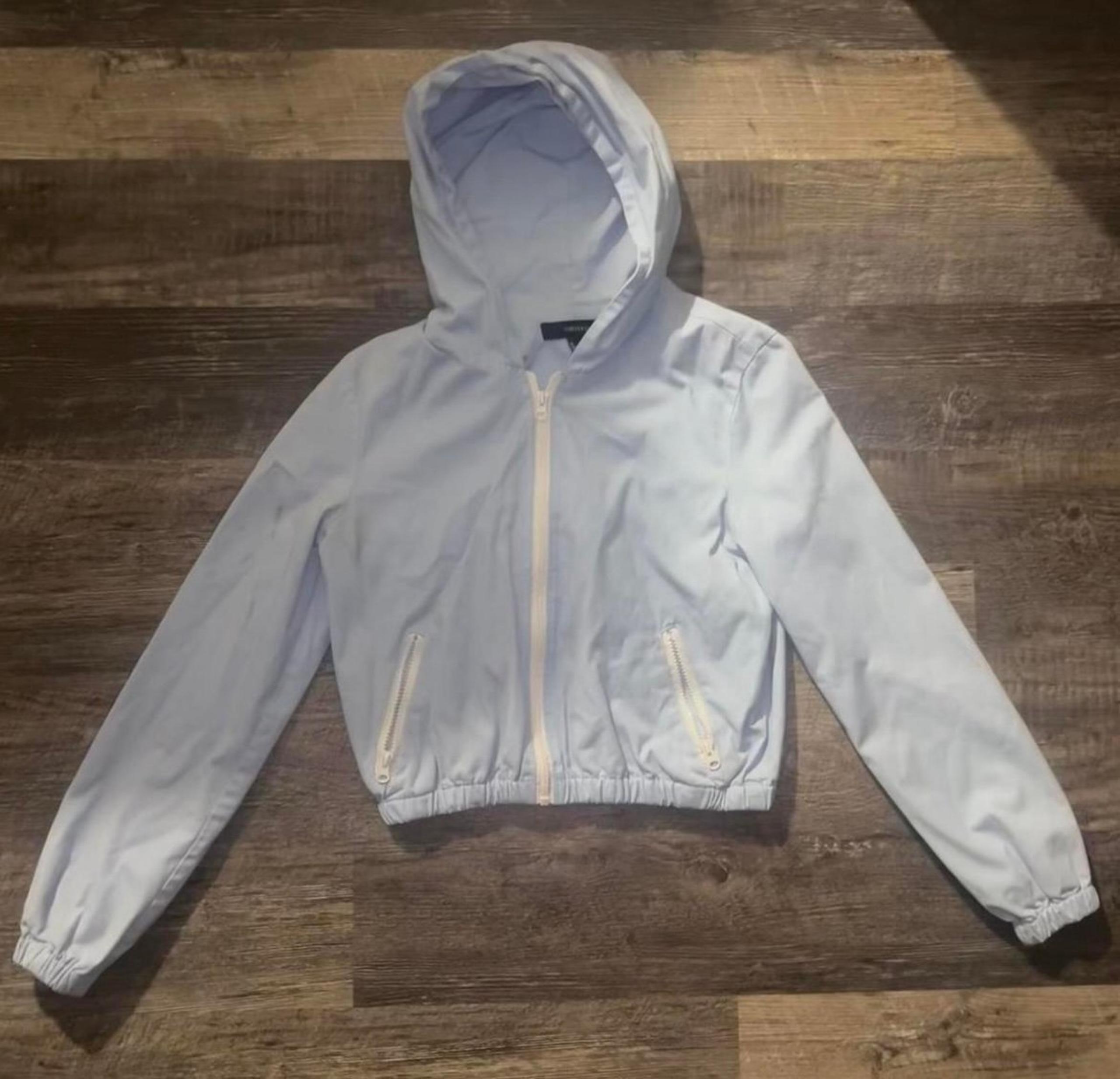 Forever 21 Baby Blue ZipUp Hoodie