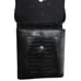 Vintage Ralph Lauren Black Embossed Crocodile Leather Crossbody Bag Retro Glam