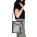Vintage Ralph Lauren Black Embossed Crocodile Leather Crossbody Bag Retro Glam