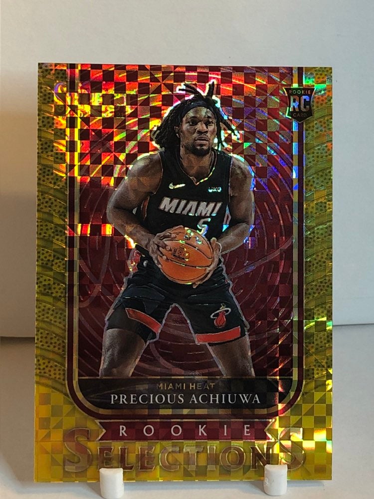 2020-21 Select Basketball Precious Achiuwa GOLD Rookie Selections Insert #ed /10
