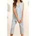 NWT Eileen West Blue Fields Cotton Knit Capri Pajama size XS