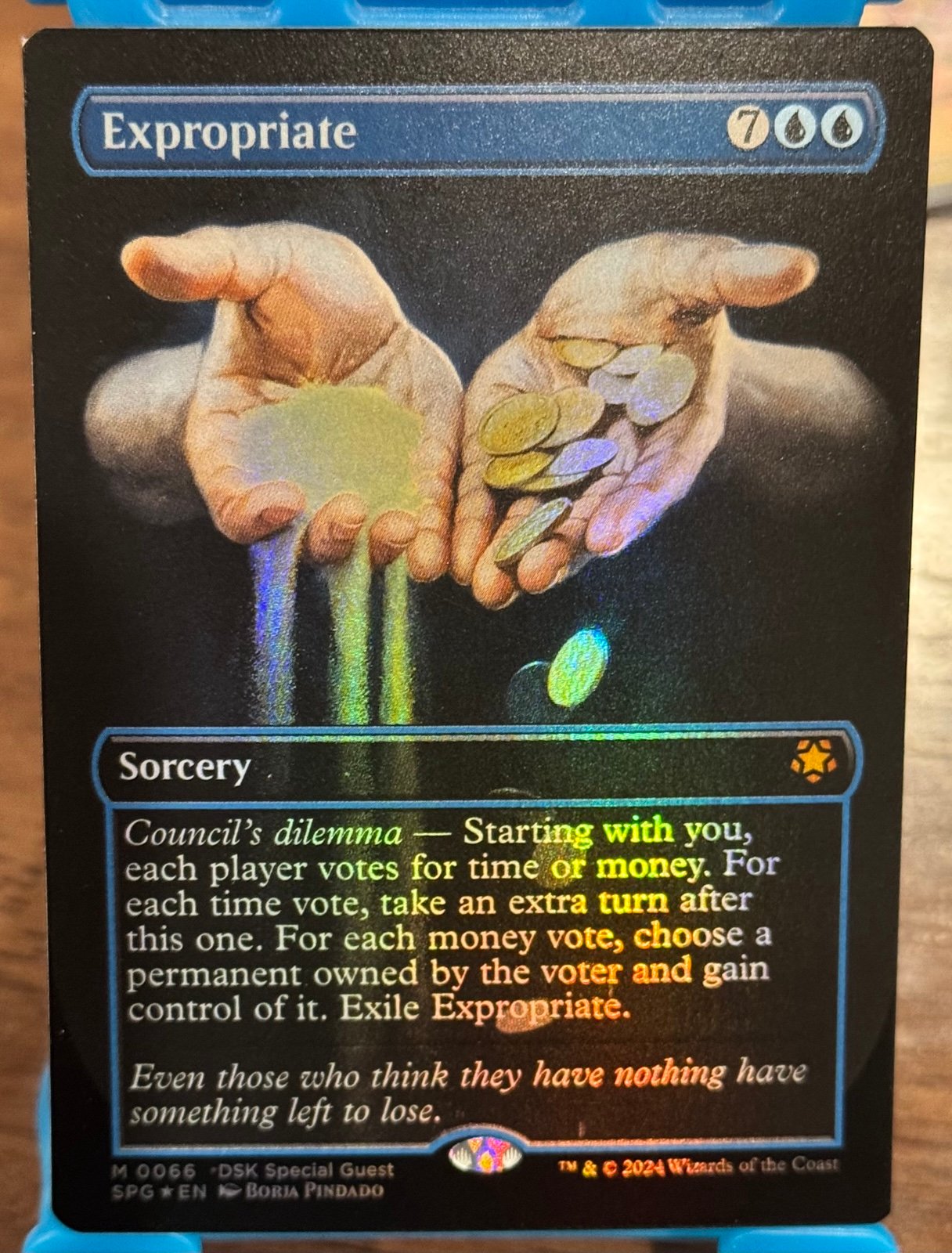 MTG Expropriate Borderless FOIL M/NM Special Guests (Duskmourn)