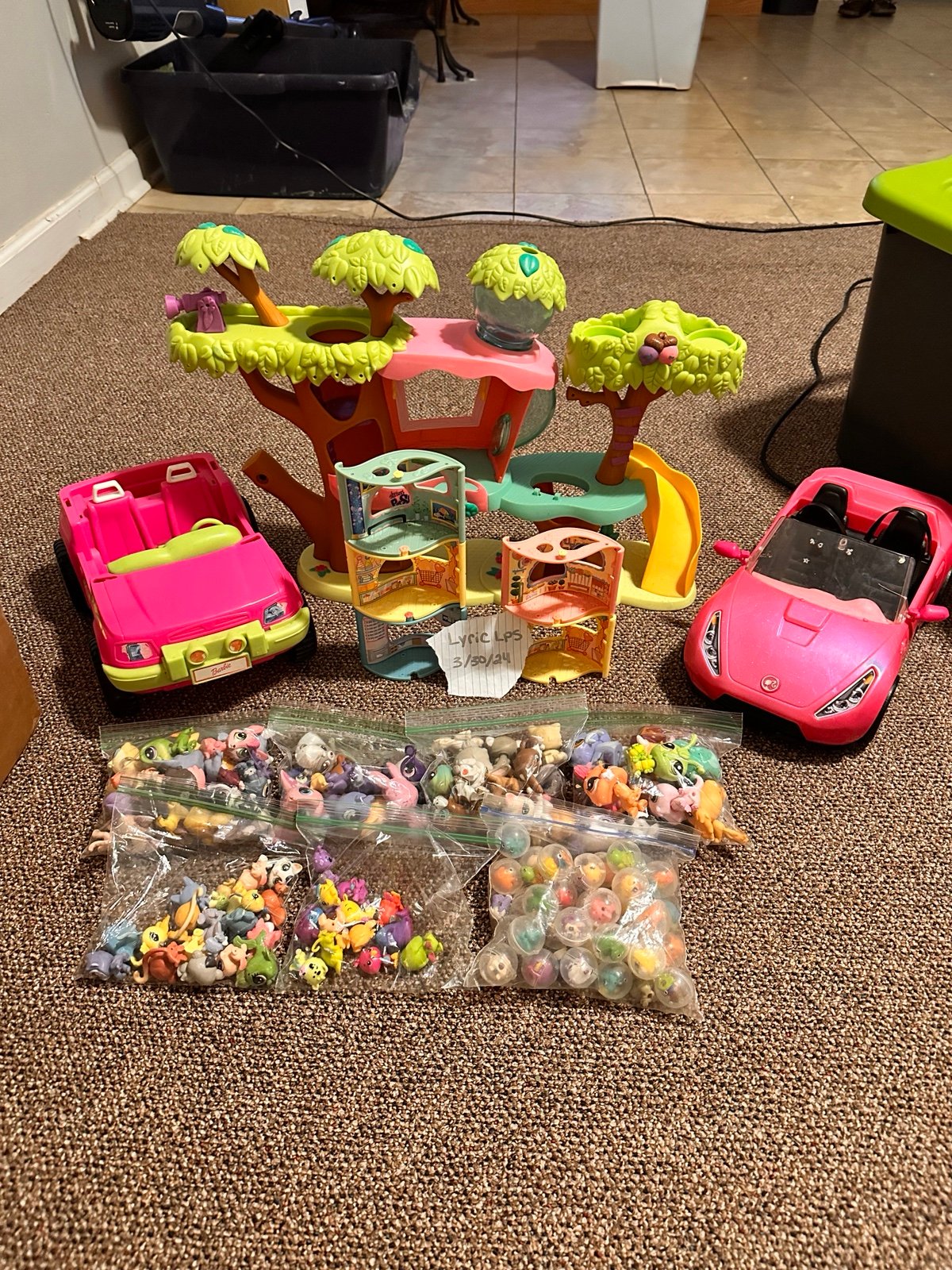 Littlest Pet Shops, Hatchimals, Barbie, and Squinkies