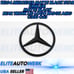 W204 Mercedes MATTE BLACK Star Emblem Rear Trunk Lid Logo Badge AMG C300 C63