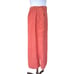 FLAX Orange 100% Linen Midi Skirt Size Small Relaxed Casual