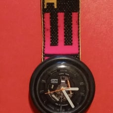 1988 Skeleton Retro Pop Swatch Watch Rare