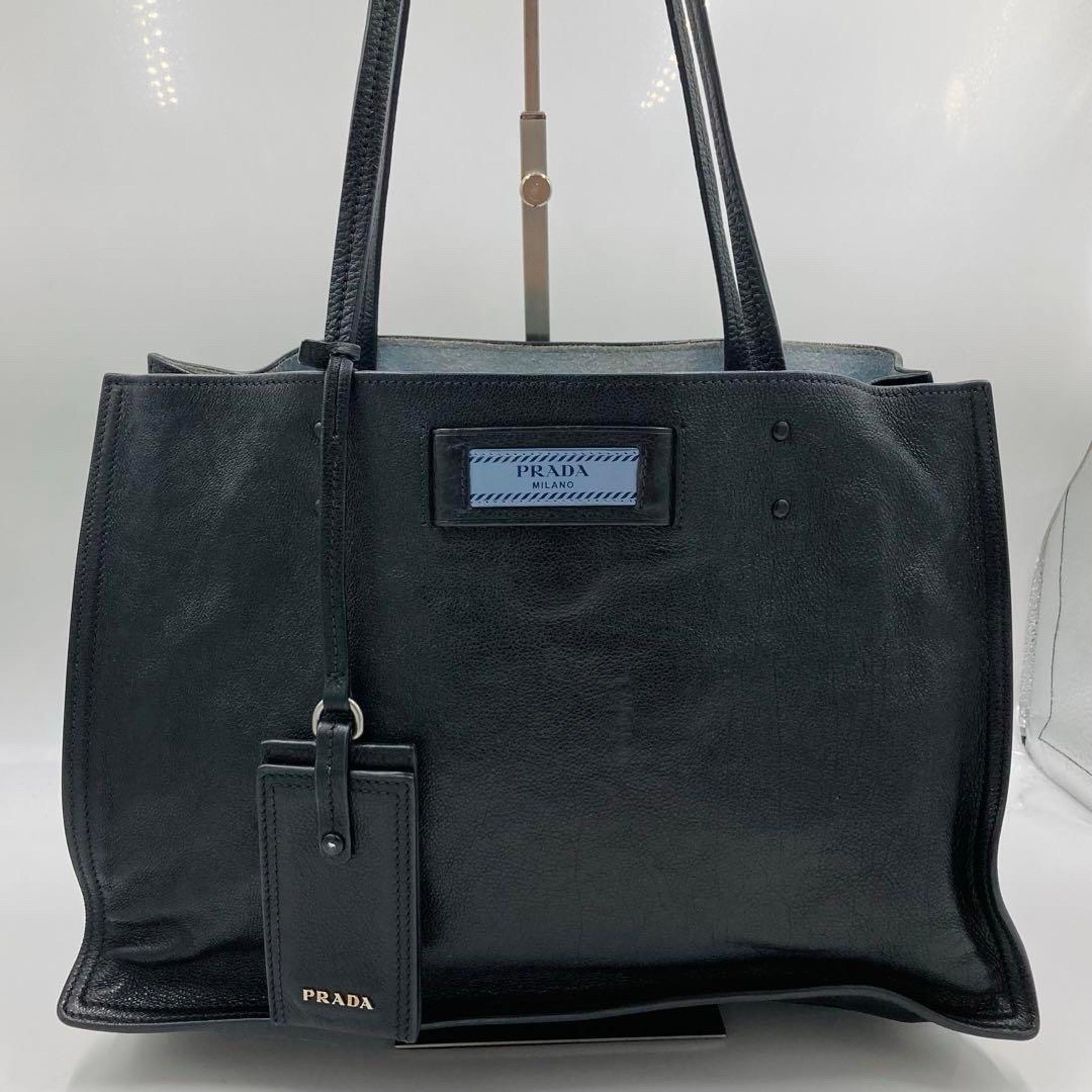 Auth vintage PRADA shoulder bag with mirror