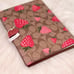 NEW Coach Notebook with Wild Strawberry Print in Signature Canvas