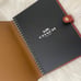 NEW Coach Notebook with Wild Strawberry Print in Signature Canvas