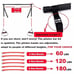 Professional Pilates Toning Bar Kit 60-180Lbs Resistance Bands Full Body