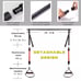 Professional Pilates Toning Bar Kit 60-180Lbs Resistance Bands Full Body