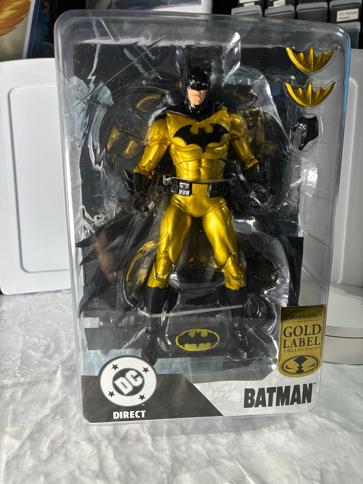 MCFARLANE TOYS DC DIRECT BATMAN HUSH LITHOGRAPH GOLD LABEL COLLECTION SDCC!